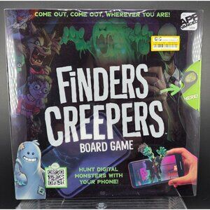 Finders Creepers Board Game Hunt Digital Monsters with Phone AR Family Strategy
